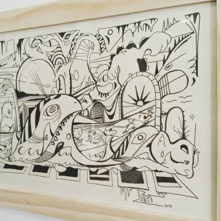 Les dessins originaux de Guillaume Paput exposés à la boutique Imago